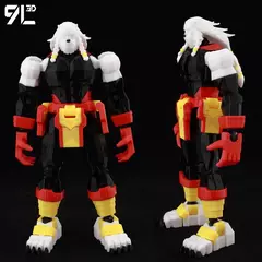 9l3d impresso super-heróis invencível 2.0 anime multi-articulado shapeshift brinquedos figuras de ação manequim modelo ornamentos presentes na internet