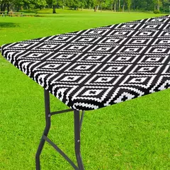 Olanly Retângulo Toalha De Mesa De Vinil, Elástica Cabido Toalha De Mesa, Capas De Plástico Impermeável, Dobre Mesas, Piquenique, Camping, Ao Ar Livre - Wolf Magazine