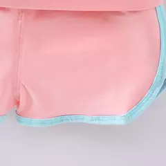 Conjunto de pijamas casual infantil, roupas de bebê, colete bonito feminino, pijama infantil, roupas de treino infantis, verão, novo, 2 peças