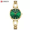 Curren-Relógio de luxo para mulheres, alta qualidade, diamante, senhoras, quartzo, impermeável, aço inoxidável, caixa incluída