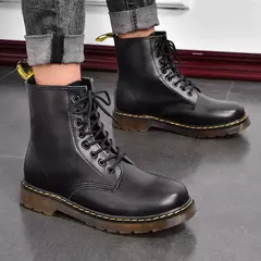 Bota masculina clássica de motocicleta, sapato casual, deslizamento alto, ventilação de escritório, versátil - Wolf Magazine