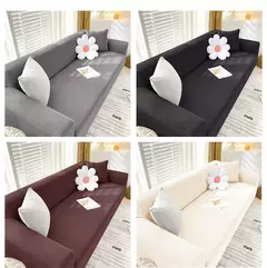 Capa de sofá Jacquard grosso para sala de estar, elástico, tudo incluído, capa de sofá, Stretch, em forma de L, sofá de canto Slipcovers, 1, 2, 3, 4 lugares