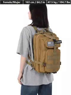 Impermeável Trekking Fishing Hunting Bag, Mochilas ao ar livre, Tactical Sports, Camping, Caminhadas Mochila resistente, 25L, 50L