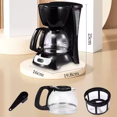 DMWD-Máquina De Café Espresso Latte Elétrica Semi-Automática, Mini Gotejamento Moka, Máquina De Cerveja De Café Americana, Caldeira De Chá, 0.6L - comprar online