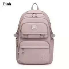 Imagem do Mochila de Nylon Impermeável para Estudantes, Bolsa de Ombro Dupla, Grande Capacidade, Casual, Viagem, Universidade, Moda
