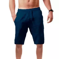 Respirável Shorts De Linho De Algodão dos homens, Calças Masculinas Verão, Calças Curtas de Cor Sólida, Fitness Streetwear, S-3XL