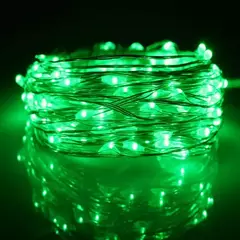 Fio de cobre LED String Light, Fairy Light, Alimentado por pilhas, Quarto, Jardim, Festa, Decoração de casamento, 1 m, 2 m, 3 m, 5 m, 10m, 1 pacote