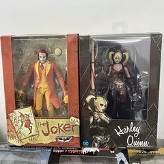 Neca batman coringa figura mafex supermen harley quinn figura de ação dos desenhos animados papéis clássicos modelo colecionável brinquedos aniversário na internet
