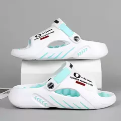 Chinelos masculinos de massagem, sandálias interiores e exteriores, sapatos casuais de praia, sola confortável, tamanho grande, 38-47, novo, 2022 - loja online