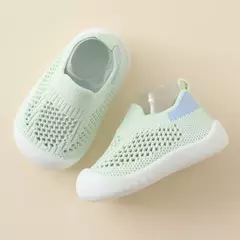 Tênis de malha antiderrapante respirável infantil, sapatos infantis, bebês meninas, meninos, fundo macio, confortável, crianças, casual, 2024 - loja online