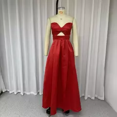 Imagem do Conjunto de vestido Halter sem mangas, vestido Halter, saia de cintura alta, saia de um passo, monocromática, sexy, apropriada para festa, moda cabeça