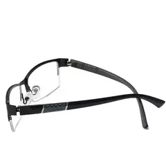 Óculos unisex miopia com meia armação de metal, prescrição miopia, novo, 0,-0,5,-1,-1,5,-2,-2,5,-3,-4,-5,-6 - comprar online