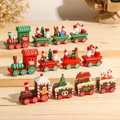 Decorações De Trem De Madeira Do Natal Para Casa, Enfeites De Feliz Natal, Decoração Da Árvore Do Natal, Noel, Presentes De Ano Novo, 2024 - Wolf Magazine