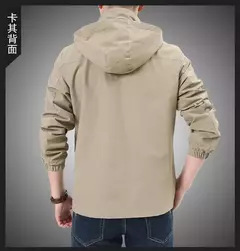 Gorpcore jaqueta masculina militar tático caça jaqueta outono casual à prova dwindproof água blusão casaco masculino bolso roupas de trabalho na internet