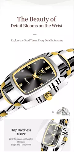 OLEVS-Relógio de aço inoxidável impermeável para mulheres, relógios luxuosos de ouro para senhoras, moda criativa, relógio de pulso elegante - Wolf Magazine