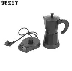 Máquina De Café Elétrica Portátil, Pote De Espresso De Aço Inoxidável, Máquina Mocha, Gk854, 300ml - comprar online