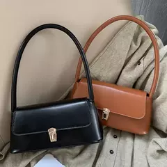 Bolsas Crossbody monocromáticas para mulheres, bolsa de ombro, bolsas axilas, bolsa feminina, marca de luxo, design de moda, 2023