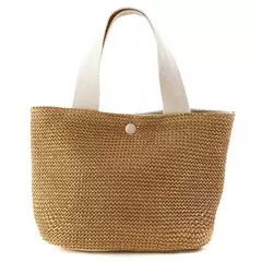 Fsafashion-bolsa de tecido palha para mulheres, bolsa casual para férias, bolsas com alça superior, bolsas de ombro retrô artesanais, moda feminina, 2024 - comprar online