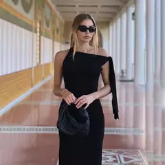 Justmery-vestido de noite sexy para as mulheres, cor sólida, sem mangas, colar redondo, slim fit, roupas de verão - Wolf Magazine