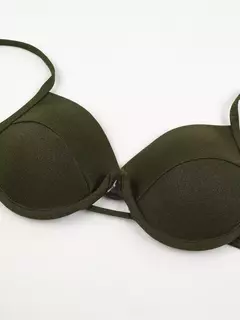 Conjunto de biquíni de três peças, sutiã acolchoado, borla, saia de praia de cintura alta, maiô de verão, moda sexy, monocromático - comprar online