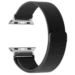 Imagem do Pulseira Milanese para Apple Watch, Banda 49mm, 45mm, 44mm, 42mm, 41mm, 40mm, 38mm, Pulseira iWatch Series 9, 3, 4, 6, 5, SE, 7, 8, Ultra 1, 2, Correa