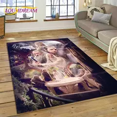 3D L-Senhor dos Anéis filme HD tapete, decoração antiderrapante para sala de - comprar online