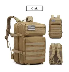 Mochila de viagem tática impermeável para homens, mochilas de grande capacidade, esportes ao ar livre, bolsas multifuncionais 50L, 35L, 25L