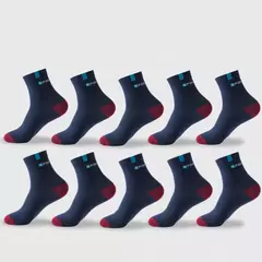 Imagem do Meia esportiva de algodão masculina, letra macia respirável, meia elástica alta para tubo médio, tênis de corrida, moda verão, toalha Sox