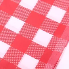 Toalha De Mesa Quadriculada Espessada Descartável, Vermelho, Festa De Casamento, Decoração De Casa