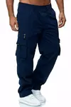 Calças de carga multi bolsos para homens, moletom casual, calças táticas militares, jogger baggy, tática