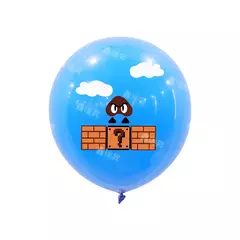 Imagem do 10 pçs mario bros balão conjunto kawaii anime figura balões crianças feliz aniversário festa decoração fornecimento crianças brinquedos presentes