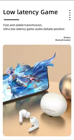 Monster mqt39 sem fio bluetooth 6.0 fones de ouvido tws alta fidelidade estéreo redução ruído jogos esportes com microfone