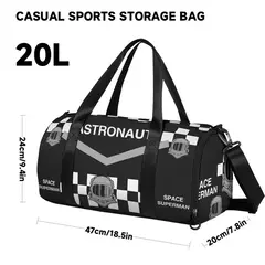 Saco portátil do Gym do curso, bagagem de curta distância, sacos de ombro da aptidão, bolsas crossbody do peito, Duffle Carry On Weekender Bag - comprar online