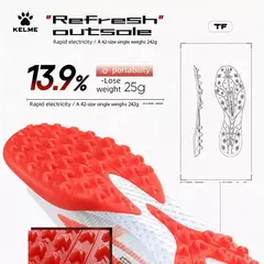 KELME-Sapatilhas MG Futebol Masculino, Grama artificial, Deslizamento-Resistente, Amortecimento, Treinos, Bota de Futebol, AG, Esportes na internet