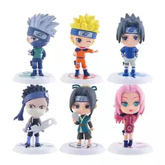 Hot 12 pçs/set Anime Figura Naruto Shippuden Hinata Sasuke Itachi Kakashi Gaara Figura de Ação Q Versão Figuras de PVC Brinquedos Presente na internet