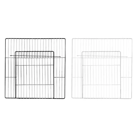 Gaiola de porta portátil DIY fio de metal suprimentos cerca