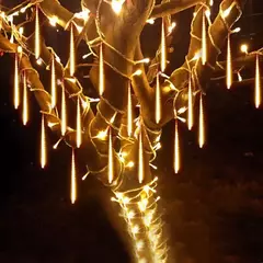 Impermeável LED Meteor Shower Rain Lights, Falling Raindrop, Fairy String Light para o Natal, Holiday Party, Patio Decor, 30 cm, 50cm - comprar online