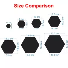 Hexagon 3D Espelho Adesivo de Parede, Sala Adesivos, Decoração do Quarto, Banheiro, Decoração de Casa, Vários tamanhos, DIY TV Fundo - loja online