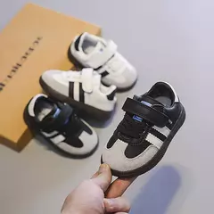 Sapatos de lona respirável infantil, fundo de biscoito, bebê, meninos, meninas, desempenho escolar, moda infantil na internet