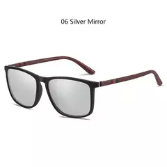 Imagem do Luxo Praça Vintage óculos polarizados para homens e mulheres, óculos de sol anti-reflexo, moda, viagem, condução, óculos masculinos, UV400, TR90