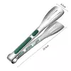 Pinças De Bbq Longo De Aço Inoxidável, Punho Antiderrapante, Clipe De Churrasco Frito, Braçadeira De Pão De Salada, Ferramentas De Cozinha, Clipes De Carne De Comida, 7 ", 9", 11";;VERDADEIRO;;"9 Inch