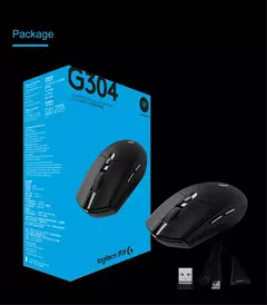 Imagem do Logitech-g304 mouse gamer sem fio, sensor hero 12k, 12000dpi, 6 botões programáveis, compatível com pc e macos