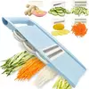 Chopper Vegetal Multi-Funcional, Chopper de Cebola, Fatiador de Mandolina Cozinha, Cortador Veggie Dicer, 5 em 1
