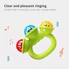 Bebê recém-nascido chocalho bola brinquedos, segurando a mão Bell, brinquedos sensoriais, materiais de segurança para crianças, 0-24 meses, 4pcs - loja online
