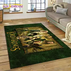 3D L-Senhor dos Anéis filme HD tapete, decoração antiderrapante para sala de - comprar online