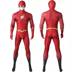 Red Barry Allen Adulto Homens Halloween Cosplay 3D Impressão Digital Macacão Cosplay Bodysuit Zentai Terno Jason Garrick Traje - comprar online