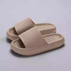 Chinelos de nuvem macia antiderrapante Lucyever para mulheres, Eva confortável, escorregadores de plataforma grossa, chinelos em casa para banheiro, 45, verão, 2022 - comprar online