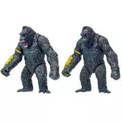Imagem do 2 estilos gorila kingkongs articulações articuladas figura de ação móvel boneca de vinil coleção modelo brinquedos