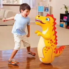 Saco de perfuração inflável para crianças e adultos, Dinosaur Boxing Tumbler, brinquedos esportivos, jogo ao ar livre, presente infantil, meninos
