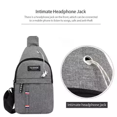Sacos Crossbody de Nylon impermeáveis, sacos de peito masculino, sacos de transporte de viagem pequena viagem curta, bolsas de cintura casuais - comprar online